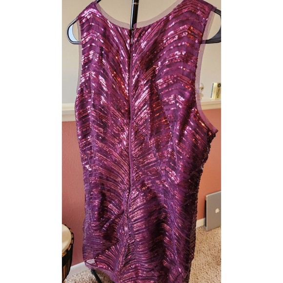 Vince Camuto Purple Sequin Dress - Picture 5 of 5
